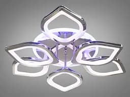 Світлодіодна люстра з пультом Diasha S8073/3+3HR LED 3color dimmer - мініатюра 4
