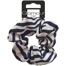 Резинка для волосся Inter-Vion Glamour чорно-білий (417551)