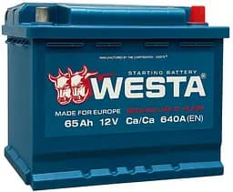 Автомобільний акумулятор WESTA 65 Ah / 640 A Premium R правий плюс (242x175x190) WPR650