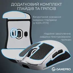 Миша GamePro GM035W Asgard Odin 8K Wireless White [140407] - мініатюра 14