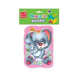 Магнітні пазли Малюк зможе Зайчик Vladi toys VT3301-03 А5, Укр - мініатюра 2