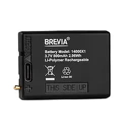 Акумулятор Brevia 3.7V 800mAh Li-polymer з Type-C для налобних ліхтарів(14000X1)