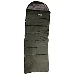 Спальний мішок Lugi з капюшоном хакі 210 x 70 см (LU-010)