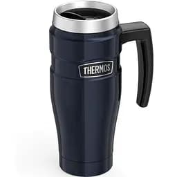 Термокружка с ручкой Thermos Stainless King Travel Midnight Blue 470 мл (160030)