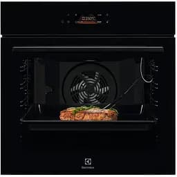 Духова шафа електрична Electrolux 72 л A+ дисплей конвекція піроліз телескопічні напрямні чорний
