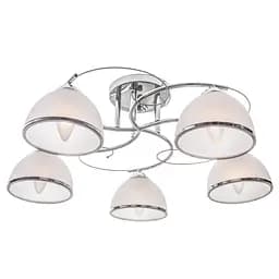 Люстра стельова Brille класична E27 60W CH (LK-600C/5) - мініатюра 2