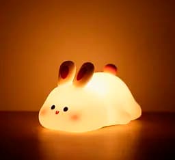 Нічник силіконовий Лежачий кролик (K-1153)