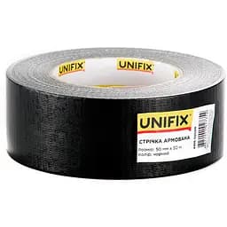 Стрічка клейка універсальна армована Unifix 50 мм x 50м чорна