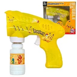 Пистолет с мыльными пузырями, автоматический, с мыльным раствором 90 мл, на батарейках