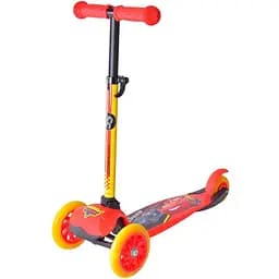 Детский самокат Bambi Cars с рюкзачком 17х20 см Красный 000246938