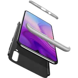Чохол-накладка GKK 3 in 1 Hard PC Case Samsung Galaxy A50 Silver/Black - мініатюра 2