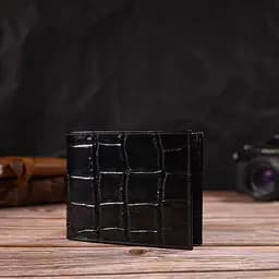 Чоловічий шкіряний гаманець Canpellini 12х9.6х2 см acs0025592 - мініатюра 6