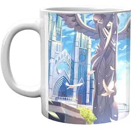 Кружка GeekLand Genshin Impact Геншин Импакт Эмбер с Бароном Зайчиком GN 02.494