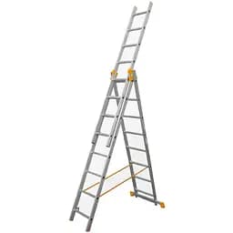 Драбина універсальна з трьох частин Budfix UA 3х7сх. довжина 4.2/1.88 м (130730)