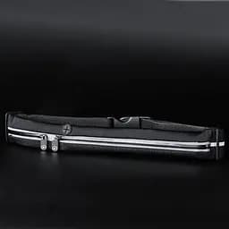 Спортивна сумка для бігу на пояс YUNMAI Sports Waist bag Black YMWP-N301 - мініатюра 3