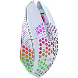 Мишка бездротова ігрова безшумна з підсвіткою Sundy X801 White