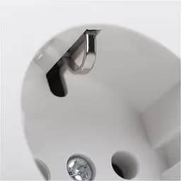 Розетка Ovivo Electric Nivo, подвійна з заземленням, з кришкою + 2-й вимикач, накладна, біла - мініатюра 4