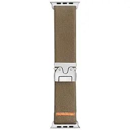 Ремінець Nylon New Design для Apple Watch 38/40/41/42mm(ser.10) Biege Brown