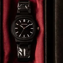 Чоловічий водостійкий наручний годинник Lee Cooper Brand (Чорний) - мініатюра 5