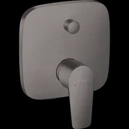 Змішувач Hansgrohe Talis E прихованого монтажу для ванни/душу Brushed Black 71745340, Шліфований чорний хром