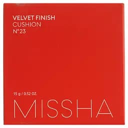 Тональний кушон для обличчя Missha Velvet Finish Cushion SPF 50+/PA+++ відтінок 23 (Natural Beige) 15 мл - мініатюра 9