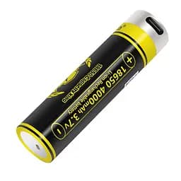 Аккумулятор 18650 LiitoKala 4000mAh 3.7V Li-ion KING4000 Type-C