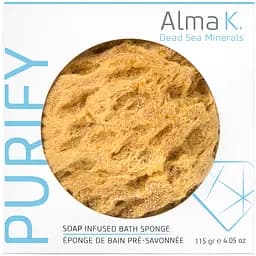 Мочалка для душу з милом Alma K Soap Infused Bath Sponge, 115 г (107168)