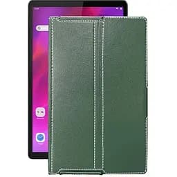 Чехол StatusCASE из экокожи для планшета Lenovo Tab K10 Темно-зеленый