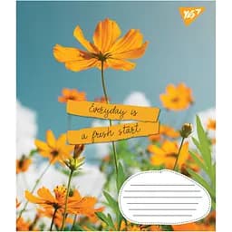 Тетрадь общая 1 Вересня Summer Flowers, A5, в линию, 48 листов