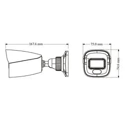 IP-відеокамера 4Mp TVT TD-9441S4-C(D/PE/AW2) Black f=2.8mm, ІЧ+LED-підсвічування, з мікрофоном (77-00375) - мініатюра 2