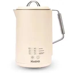 Електрочайник Magio МG-516, рожевий, 1500W, 1.5 л, дисковий, подвійні стінки: нержавіюча сталь, пластик, функція регулювання та