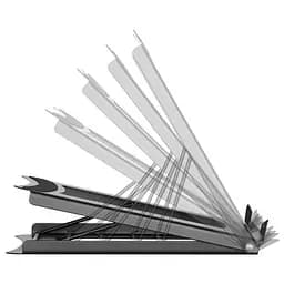 Digitus Підставка для ноутбука Mobile laptop stand, до 15'', чорна - мініатюра 6