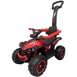 Машинка-каталка с толкателем Bambi M 5782EL-3 красная (35406)