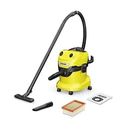Пилосос Karcher професійний WD 4 V-20/5/22, 1000Вт контейнер 20л, 6.8кг