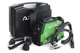 Сварочный аппарат инверторный Apro MMA-140 K+ набор кабелей в кейсе(894502)