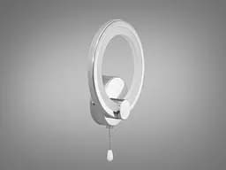 Бра прикроватная LED Diasha 8022/1HR 17W хром 21 см IP20 935 лм