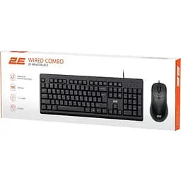 Комплект (клавіатура + миша) 2E MK401 USB UA Black (2E-MK401UB_UA) [150974] - мініатюра 13