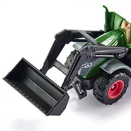 Трактор Siku Fendt 1050 із фронтальним навантажувачем, зелений (1393) - мініатюра 5