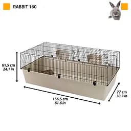 Клітка Ferplast Rabbit 160 для кроликів з високим піддоном