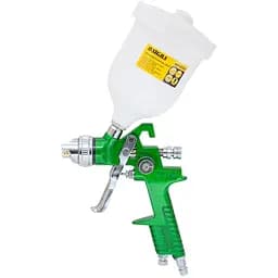 Фарборозпилювач Sigma HVLP 1.3 мм з верхнім баком 600 мл Green (6812101)