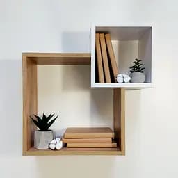 Полиця Hopanchuk Furniture Портленд севілья з білим (58C1C3)