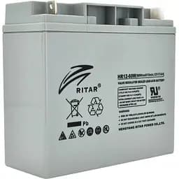 Аккумуляторная батарея AGM Ritar HR12-60W, Gray Case, 12V 17.0 Ah