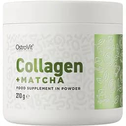 Препарат для суглобів і зв'язок OstroVit Collagen + Matcha 210 г