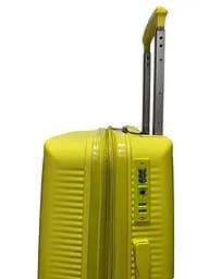 Валіза мала ручна поклажа Milano bag 050 поліпропілен S Жовтий - мініатюра 4