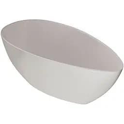 Ванна окремостояча матова Amdcon Santorn 166x78 з литого каменю SANTORN_166_MAT Білий матовий