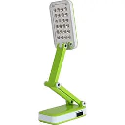 Настільна LED лампа світильник Silver Toss портативна лампа на акумуляторі зелена