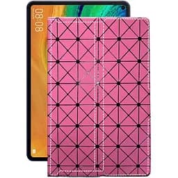 Чехол StatusCASE из экокожи для планшета Huawei MatePad Pro 10.8 Розовый ромб