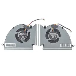 Вентилятори для MSI GP76 GE76 WE76 MS-17K2 MS-17K3 MS-17K4, (12V CPU+GPU 4pin вентилятори, Аналог)