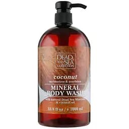 Гель для душу Dead Sea Collection з мінералами Мертвого моря та олією кокоса 1000 мл (7290107421348)
