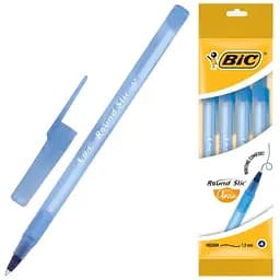 Ручка кулькова "BIC" Round Stic bc944176 Синій (3086123466128)(SC)